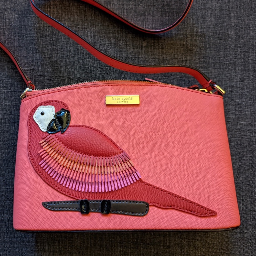 Kate Spade "Talk the Talk" Parrot Crossbody